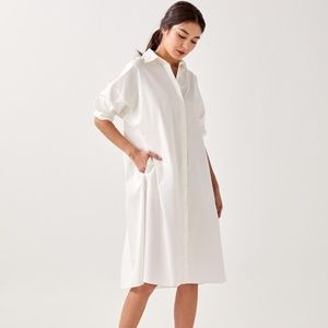 Bevvy Relaxed Midi Shirt Dress